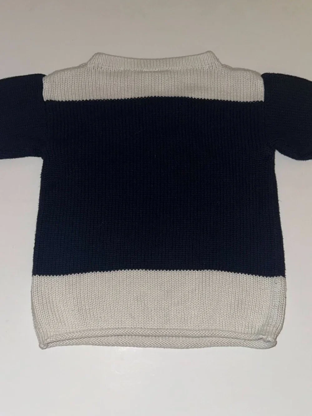 Vintage OshKosh B’gosh Cardigan Sweater Navy & White STAR Kids Size 5T 5